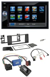 Blaupunkt SD USB TMC Bluetooth 2DIN Lenkrad Navigation für BMW 5er E39 96-04 Akt
