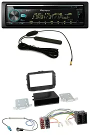 Автомагнитола Pioneer CD/MP3/AUX/DAB/USB для Alfa Romeo Giulietta 2013–2021 ISO