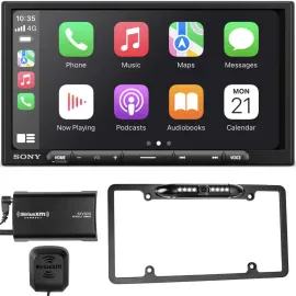 Sony XAV-AX4000 | 6.95" Touchscreen Receiver + 5-in-1 Camera + XM Tuner