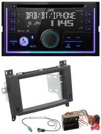 Автомагнитола JVC 2DIN, DAB, Bluetooth, CD, USB, для Mercedes Vito/Viano (2006–2014)