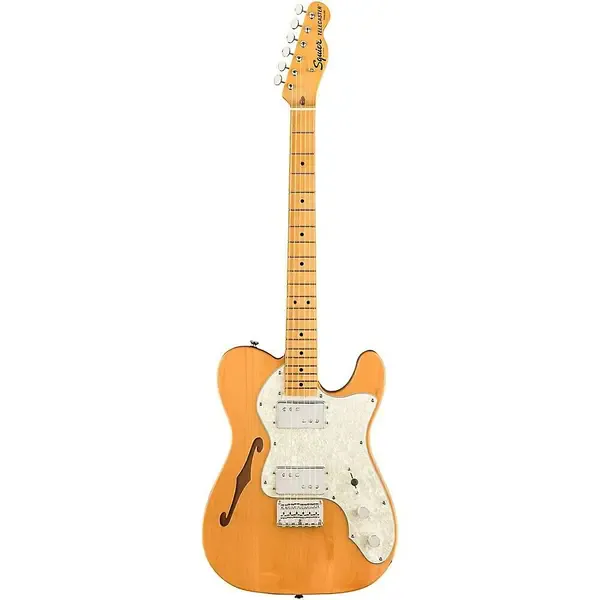 Электрогитара полуакустическая Fender Squier Classic Vibe '70s Telecaster Thinline Maple FB Natural