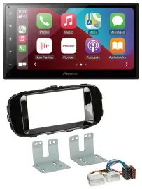 Pioneer USB MP3 DAB 2DIN Bluetooth Autoradio für Kia Soul PS ab 14 piano-schwarz