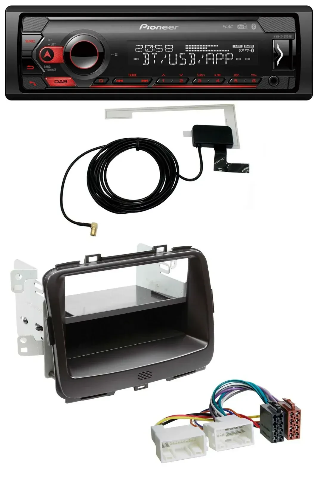 Автомагнитола для Kia Carens 4 (RP), с 2013 Pioneer DAB, USB, MP3, Bluetooth