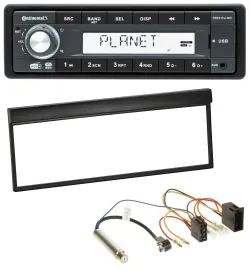 Автомагнитола для Skoda Fabia (до 2003) Continental 1-DIN, MP3, AUX, USB, DAB