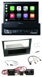 Pioneer DVD Bluetooth DAB USB Lenkrad Autoradio für Opel Corsa D Schwarz 09-14