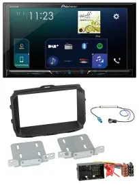 Pioneer MP3 Bluetooth USB 2DIN DAB Autoradio für Alfa Giulietta 940 Facelift ab