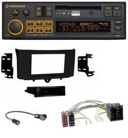 Pioneer DAB MP3 USB Bluetooth Autoradio für Smart ForTwo (2010-2015)