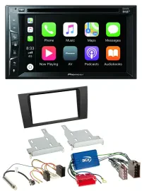 Автомагнитола Pioneer 2 DIN MP3 USB DVD Bluetooth DAB для Audi A4 (1999–2001) B5