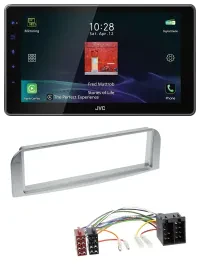 Автомагнитола JVC DAB MP3 Bluetooth USB для Alfa Romeo 147/GT, серебристо-серый