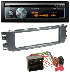 Pioneer MP3 DAB USB CD Bluetooth Autoradio für Smart ForFour (454, 2004-2006)