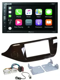 Pioneer DVD 2DIN MP3 DAB Bluetooth USB Autoradio für Kia Ceed ab 12 glänzend
