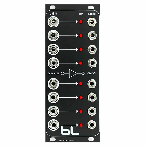 Модульный студийный синтезатор Blue Lantern Booster Array Line Level to Synth Level Eurorack Module