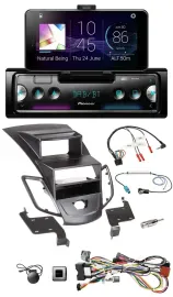 Pioneer USB Lenkrad Bluetooth DAB Autoradio für Ford Fiesta 08-10 Display schwar