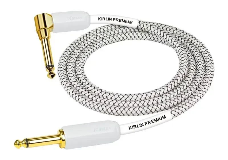 Инструментальный кабель Kirlin IWB-202WEGL 6M WT 6 м