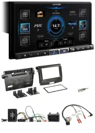 Alpine DAB 2DIN USB Bluetooth Lenkrad Autoradio für Ford Ranger 2AB ab 04/2015