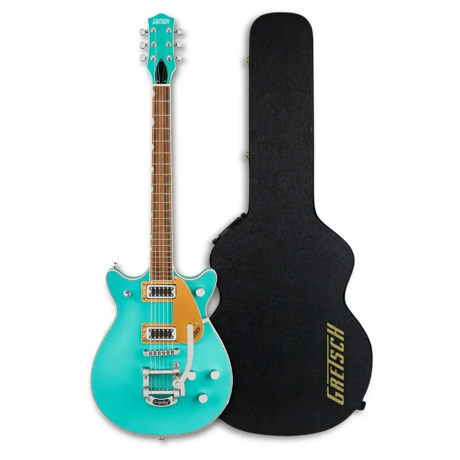 Электрогитара Gretsch G5232T Electromatic Double Jet FT Caicos Green (набор)