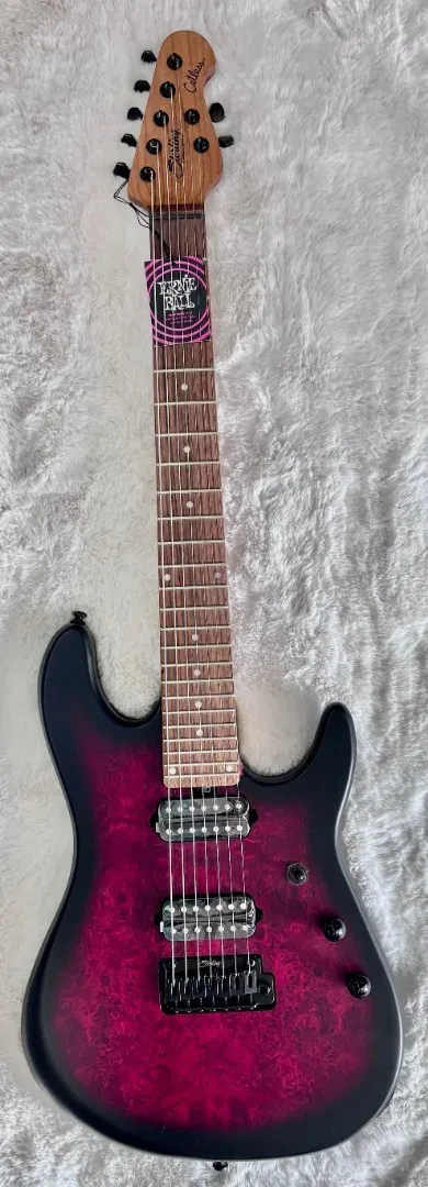 Б/У Электрогитара Sterling by Music Man Jason Richardson 7-String, Scarlet Burst