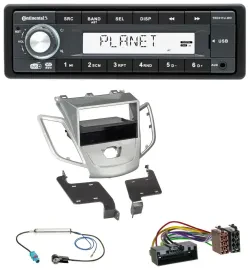Continental MP3 AUX USB DAB 1DIN Autoradio für Ford Fiesta JA8 10-17 ohne Displa