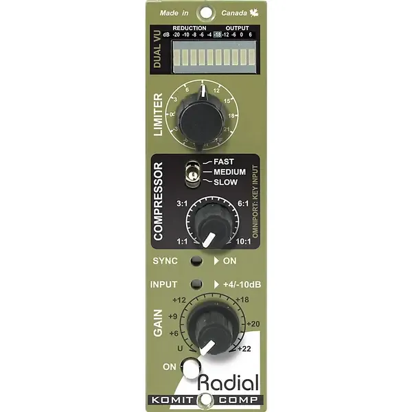 Процессор динамической обработки Radial Engineering Komit Compressor Limiter