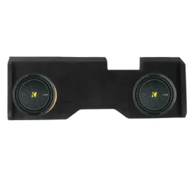 NVX VE-GM-SLVCCG3-D12S Dual 12" Sealed Enclosure with Two 50CWCS124 Subwoofer