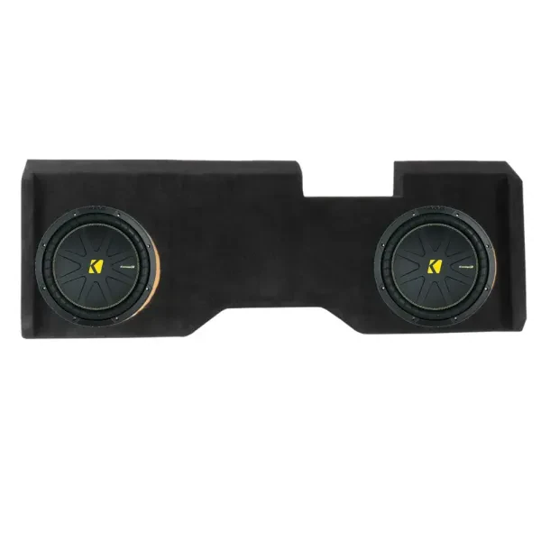 NVX VE-GM-SLVCCG3-D12S Dual 12" Sealed Enclosure with Two 50CWCS124 Subwoofer