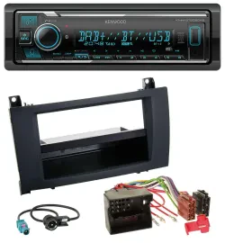 Kenwood Bluetooth MP3 DAB USB Autoradio für Mercedes SLK (R171, 2004-2011)
