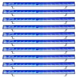 Halloween Decor Blacklight Haunted House Party 10 Pack  Eco UV Bar DMX idjnow