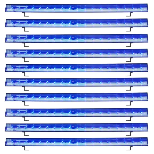 Halloween Decor Blacklight Haunted House Party 10 Pack  Eco UV Bar DMX idjnow