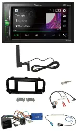 Pioneer MP3 DAB Lenkrad 2DIN Bluetooth Autoradio für Citroen Spacetourer Jumpy o