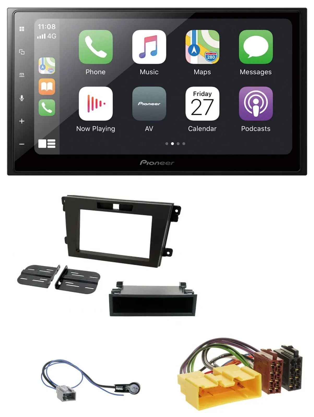 Pioneer MP3 Bluetooth DAB 2DIN USB Autoradio für Mazda CX-7 (2008-2010)