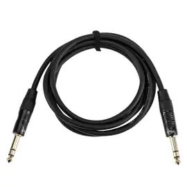 Коммутационный кабель HA Platinum Pro TRS 6' 1/4" Male-Male Interconnect Cable, Rean Gold Connectors