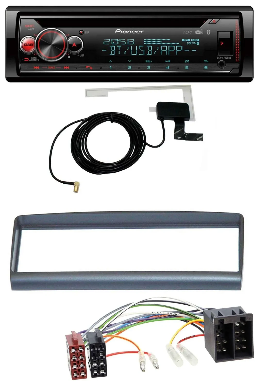 Pioneer DAB CD MP3 USB Bluetooth Autoradio für Alfa Romeo Spider GTV 1994-2005