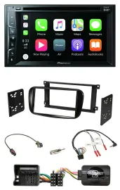 Pioneer Lenkrad USB DVD Bluetooth DAB 2DIN Autoradio für Ford Mondeo 07-14 S-Max