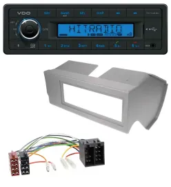 Автомагнитола VDO Bluetooth AUX USB MP3 для Fiat Panda (до 2002), серый