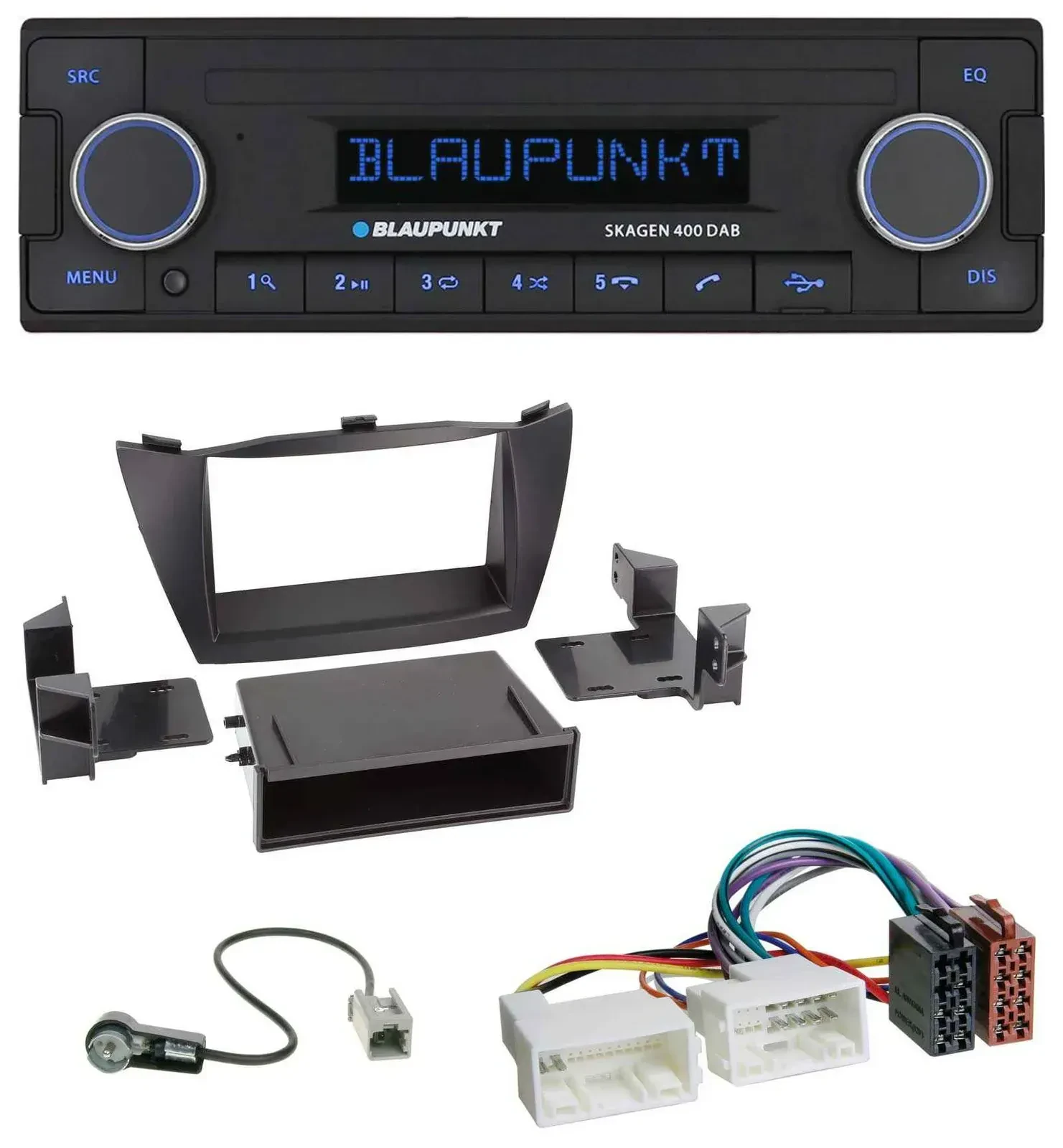 Blaupunkt DAB USB Bluetooth MP3 Autoradio für Hyundai Tucson (2010-2015)