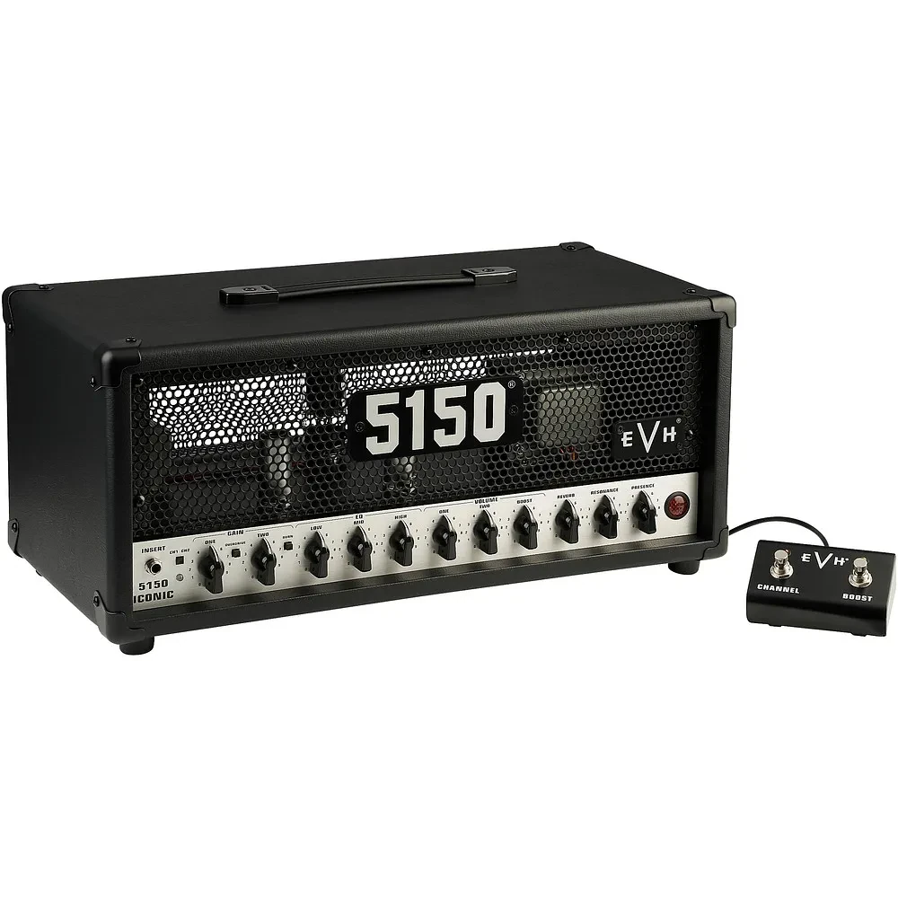 EVH 5150 Iconic Series 6L6 15W Tube Guitar Amp Head  Black