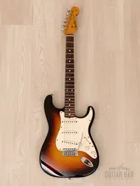 Электрогитара Fender 1962 Stratocaster JV ST62-115 SSS Sunburst w/gigbag Japan 1983