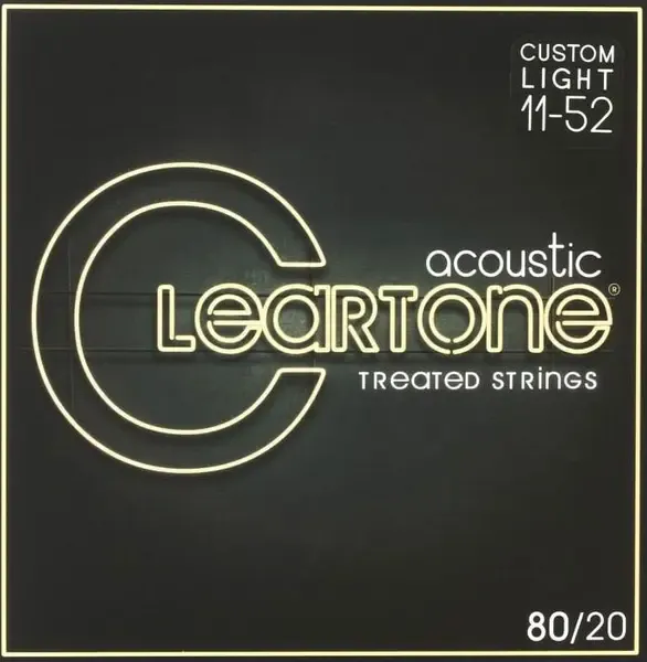 Струны для акустической гитары Cleartone 7611 Bronze 80/20 11-52