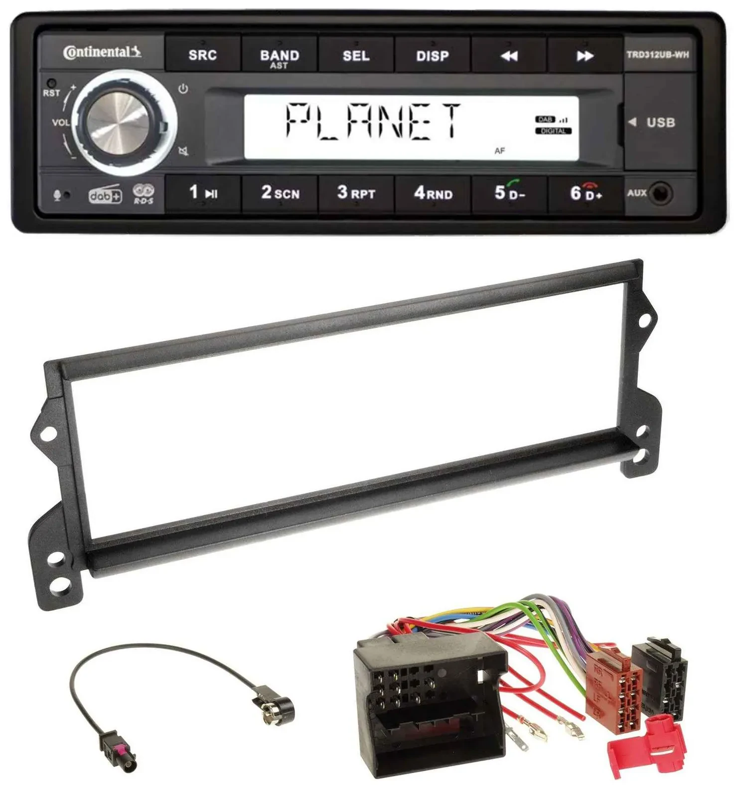 Continental USB 1DIN AUX DAB MP3 Autoradio für Mini (ab 2003, MOST)