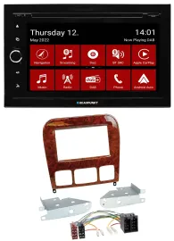 Blaupunkt MP3 DVD Bluetooth DAB 2DIN USB Autoradio für Mercedes S-Klasse 98-05 H