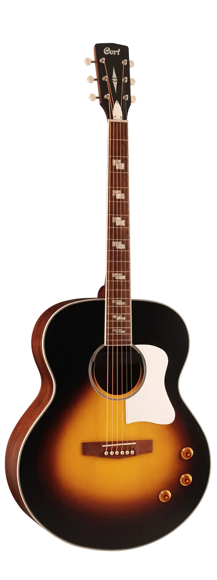 Электроакустическая гитара Cort CJ Retro Vintage Sunburst Matte