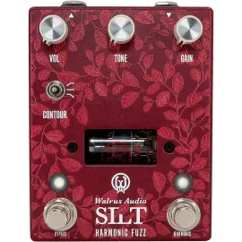 Педаль эффектов для электрогитары Walrus Audio Silt Harmonic Tube Fuzz Floral Series 2024 Red