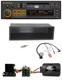 Pioneer DAB Lenkrad USB Bluetooth Autoradio für VW Passat Golf IV Polo schwarz