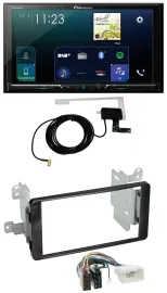 Pioneer 2DIN DAB USB MP3 Bluetooth Autoradio für Mitsubishi Outlander ab 2012