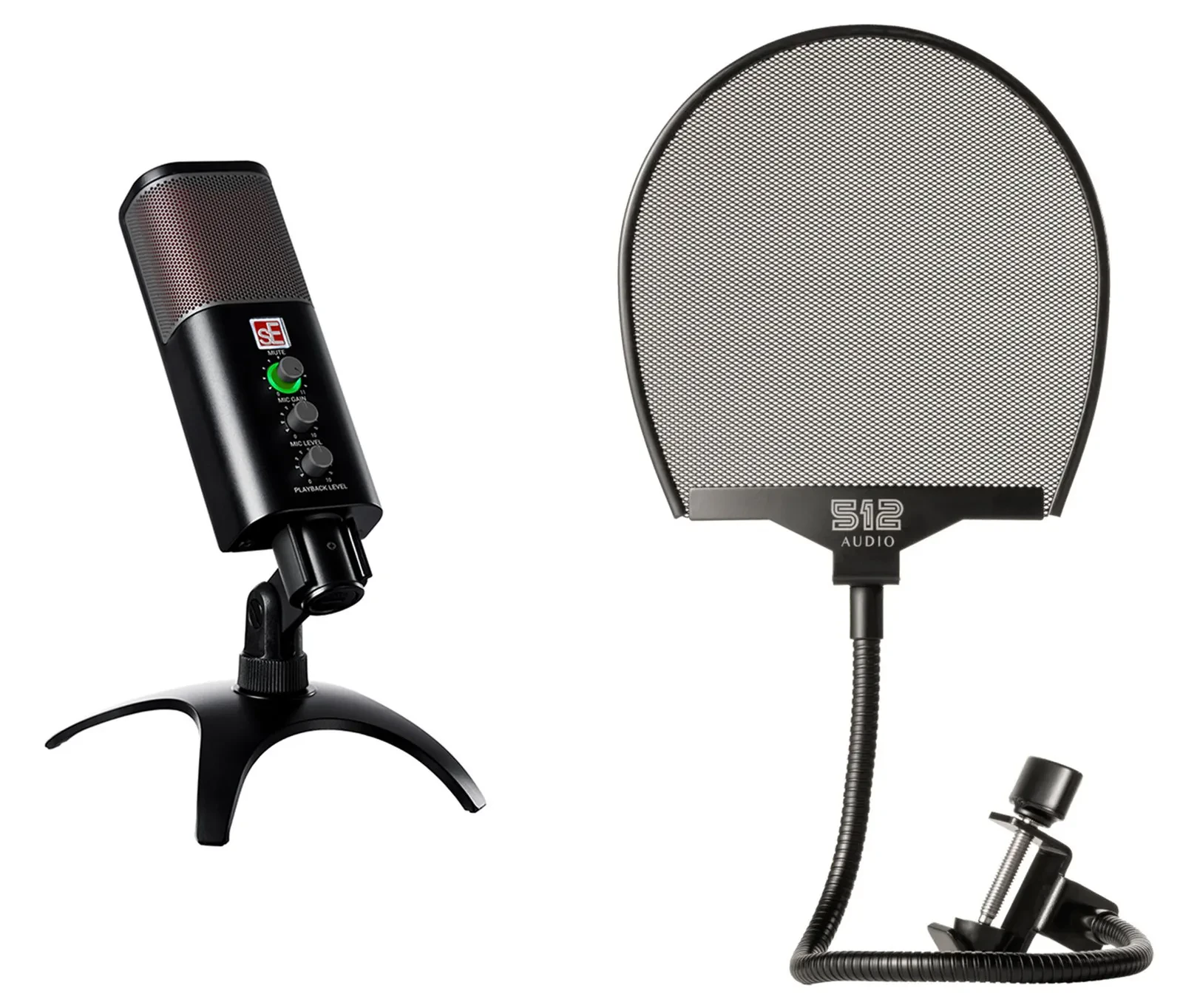 Se Electronics NEOM USB Microphone Condenser Recording Mic 4 PC/Mac+Pop Filter