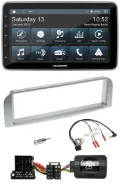 Blaupunkt USB DAB SD Lenkrad Bluetooth Autoradio für Alfa 147 GT silbergrau