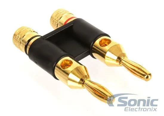 Belva BNAPLG1 Gold Plated Dual Terminal Banana Plug (Accepts up to 8 Gauge/AWG)