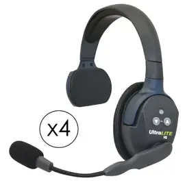 Наушники беспроводные Eartec UL4S UltraLITE 4-Person Single-Ear Headset System комплект из 4х