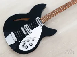 1966 Rickenbacker 335 Jetglo Vintage Semi-Hollow Guitar w/ Toaster Tops, Case