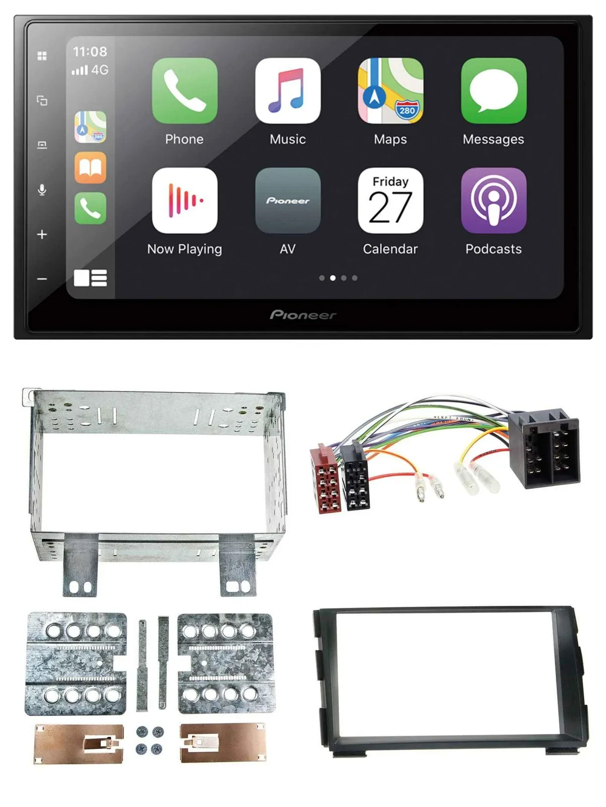 Pioneer MP3 Bluetooth DAB 2DIN USB Autoradio für Kia Ceed 09-12 proCeed 11-13